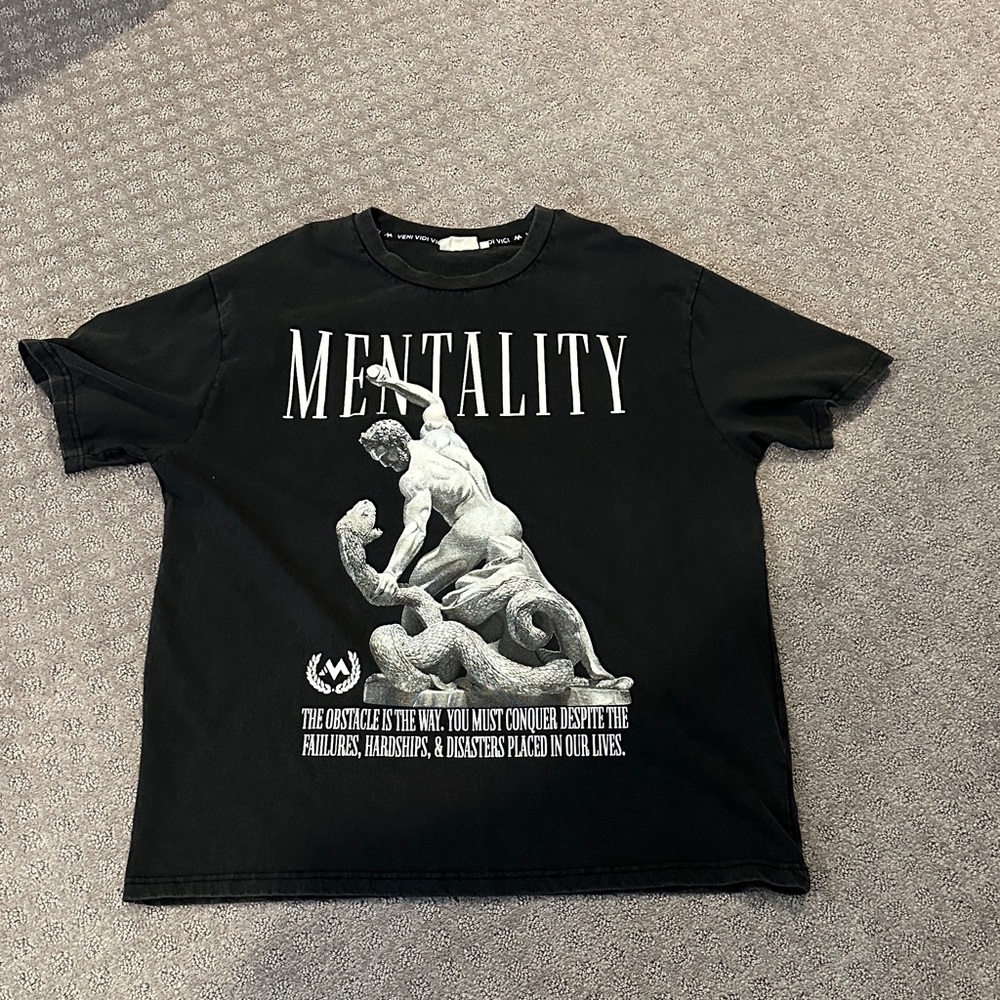 Black Graphic T-Shirt - Mentality